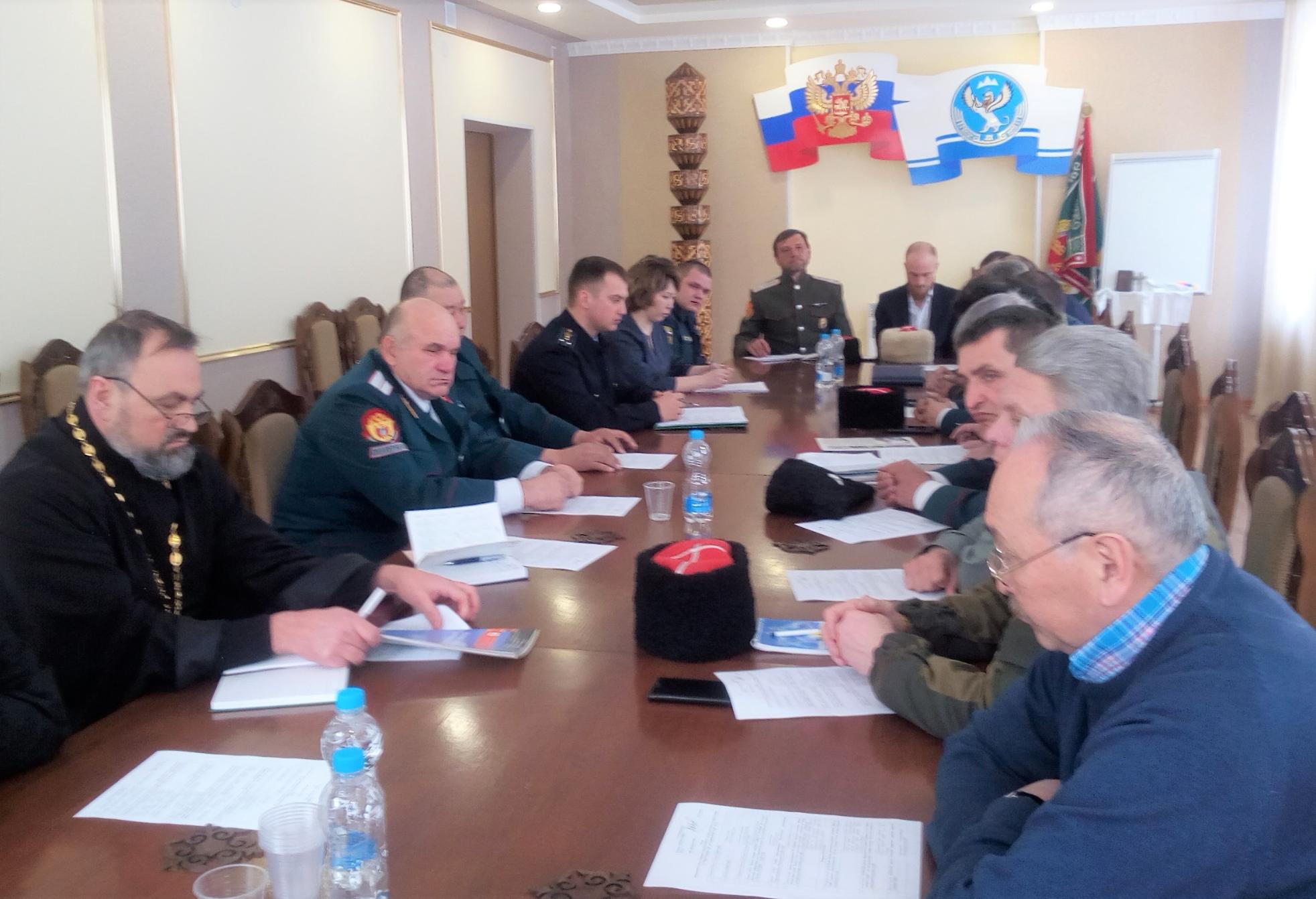 Совет атаманов Алтайского республиканского отдельского казачьего общества состоялся в Горно-Алтайске